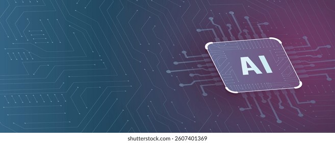 Circuit technology system. For business presentation. Abstract background
