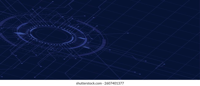 Circuit technology system. For business presentation. Abstract background