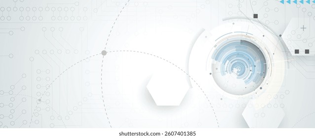 Circuit technology system. For business presentation. Abstract background