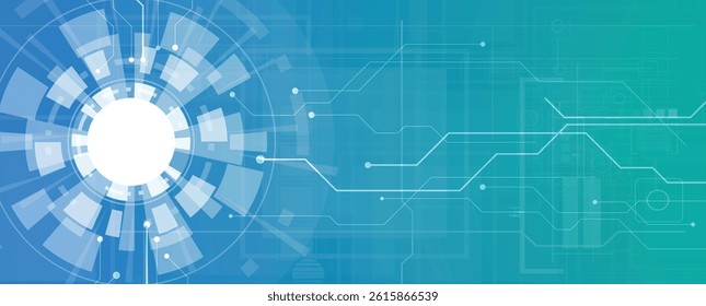 Circuit technology system. For business presentation. Abstract background