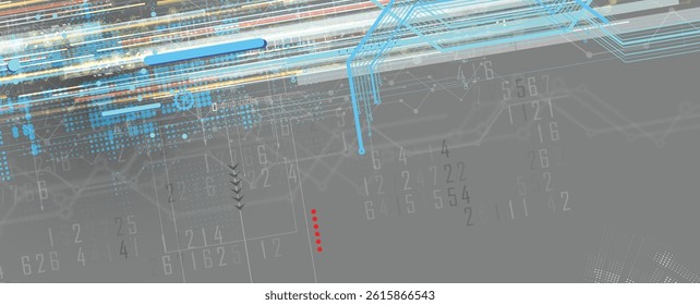 Circuit technology system. For business presentation. Abstract background