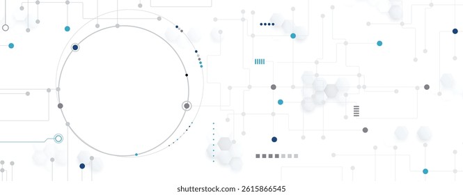 Circuit technology system. For business presentation. Abstract background