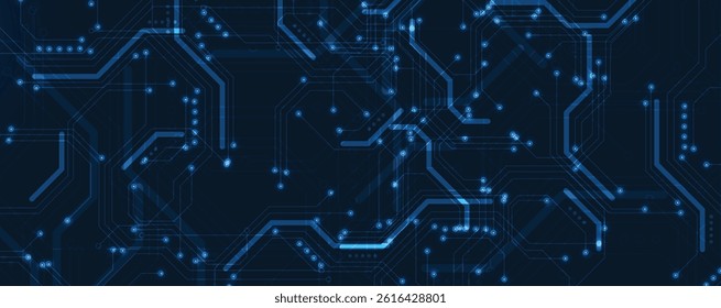 Circuit technology system. For business presentation. Abstract background