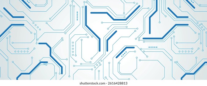 Circuit technology system. For business presentation. Abstract background