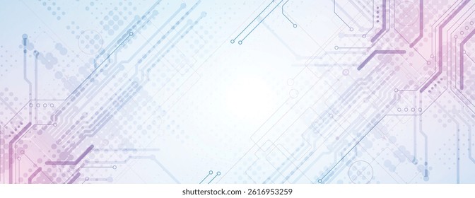Circuit technology system. For business presentation. Abstract background