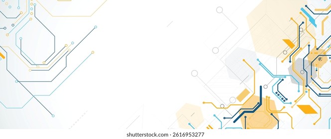 Circuit technology system. For business presentation. Abstract background
