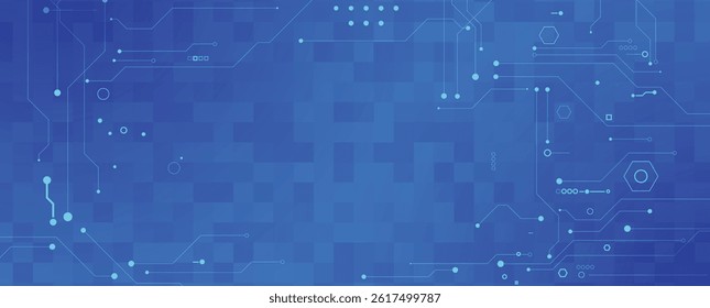 Circuit technology system. For business presentation. Abstract background