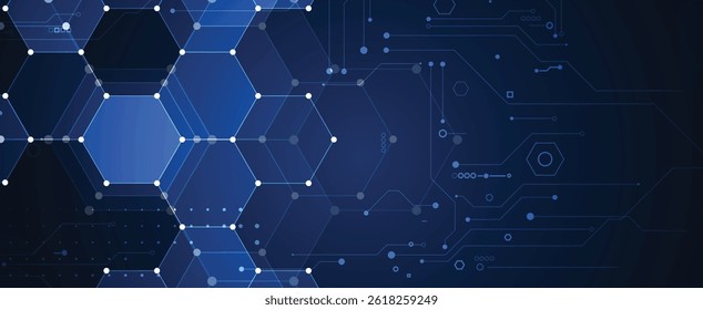Circuit technology system. For business presentation. Abstract background