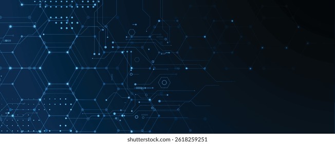 Circuit technology system. For business presentation. Abstract background