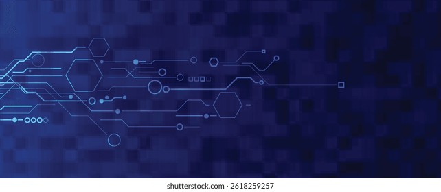 Sistema de tecnología de circuitos. Para presentación de negocios. antecedentes Abstractas