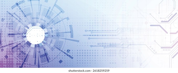 Circuit technology system. For business presentation. Abstract background