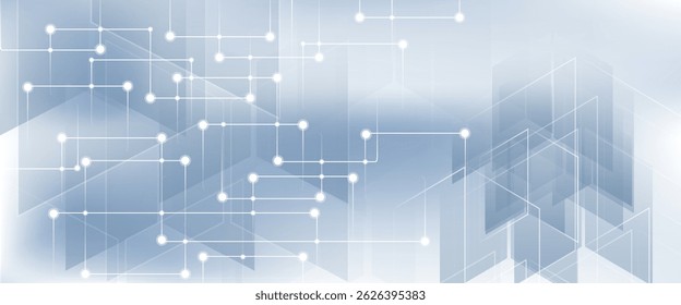 Circuit technology system. For business presentation. Abstract background. vector illustration