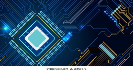 Sistema de tecnología de circuitos. Para presentación de negocios. antecedentes Abstractas