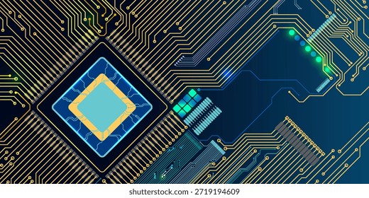 Sistema de tecnología de circuitos. Para presentación de negocios. antecedentes Abstractas