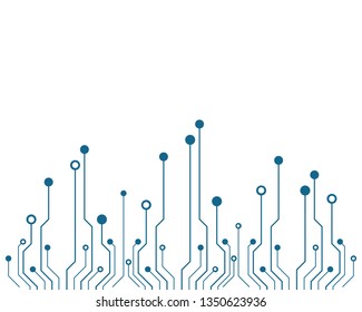 circuit technology vector template