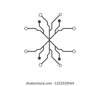 Circuit Template vector illustration icon design