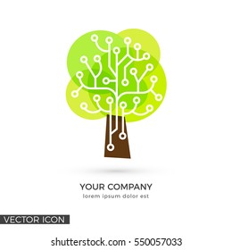 Circuit Tree , VECTOR LOGO / ICON