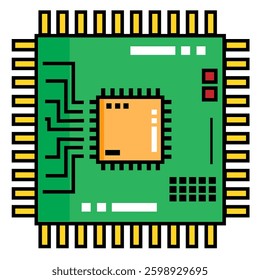 circuit vector art design technology