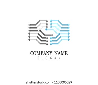 Circuit vector icon