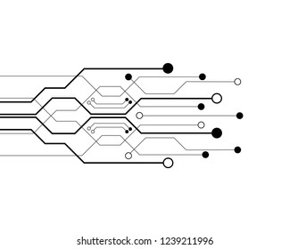 Circuit vector icon illustration design
