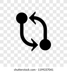 Circuit vector icon isolated on transparent background, Circuit transparency logo concept