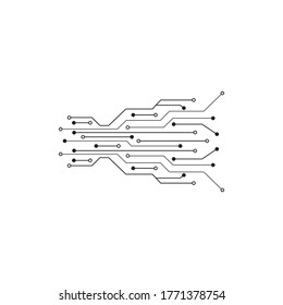 
circuit vector illustration design template