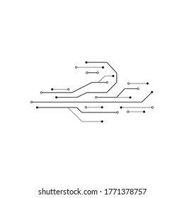 
circuit vector illustration design template