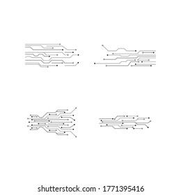 
circuit vector illustration design template