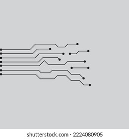 circuit vector illustration design template