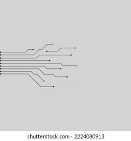 circuit vector illustration design template