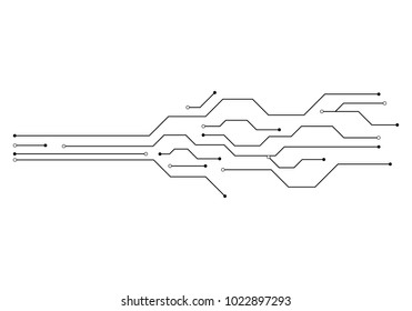 Circuit vector illustration icon design