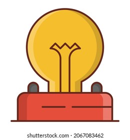 ilustración de circuito Vector en un fondo transparente. Símbolos de calidad superior.Icono de color plano de línea vectorial para el concepto y el diseño gráfico.