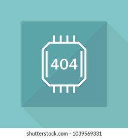 Circuit vector line icon