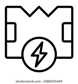 Circuit Vector Line Icon Design