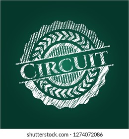 Circuit written on a chalkboard