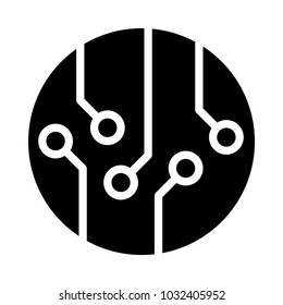 Circuitboard vector icon for web and mobile 