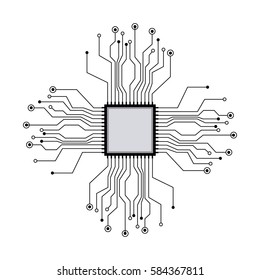 circuits icon image stock, vector illustration design