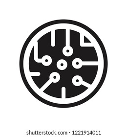 Circuits icon. Trendy Circuits logo concept on white background from hardware collection. Suitable for use on web apps, mobile apps and print media.