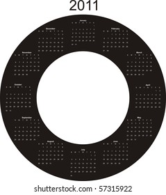 Circular 2011 calender