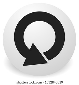 Circular 360 degree arrow icon, Phase, cycle, restart and similar concepts