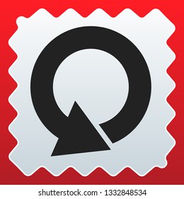 Circular 360 degree arrow icon, Phase, cycle, restart and similar concepts