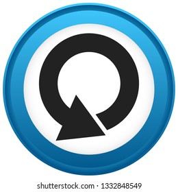 Circular 360 degree arrow icon, Phase, cycle, restart and similar concepts