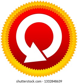Circular 360 degree arrow icon, Phase, cycle, restart and similar concepts