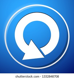 Circular 360 degree arrow icon, Phase, cycle, restart and similar concepts