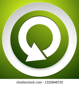Circular 360 degree arrow icon, Phase, cycle, restart and similar concepts
