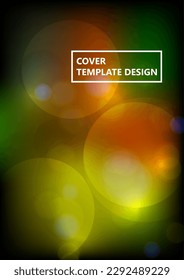 Circular abstract background, neon circles geometric shapes. Abstract round smooth color composition. Vector illustration.
