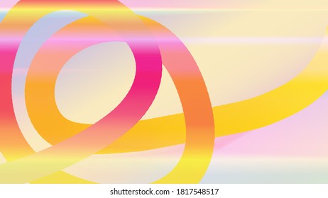 circular abstract background of rainbow gradient colors 