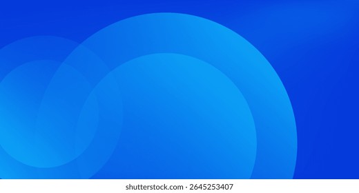 Circular Abstract Blue Background. Featuring Dynamic Shapes Composition Blue Gradient Background, Perfect for Modern Presentations, Wallpapers, Brochures, and Posters, Creative Projects and Marketing