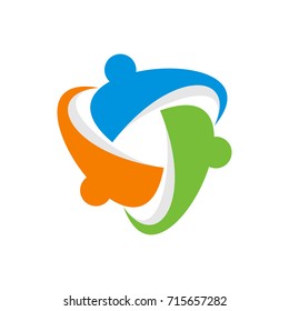 Circular Abstract Human Figure