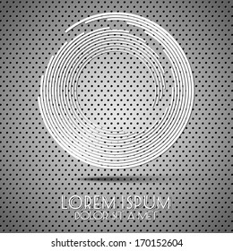 Circular abstract lines, Vector eps 10